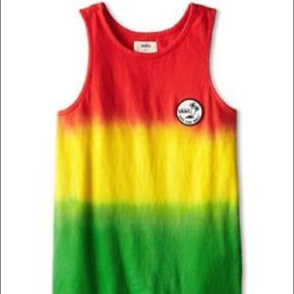 Rasta color VANS tank size medium never worn